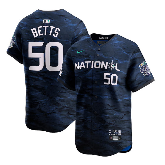 Mens National League Nike 2023 MLB All-Star #50 Mookie Betts Game Limited Player Jersey